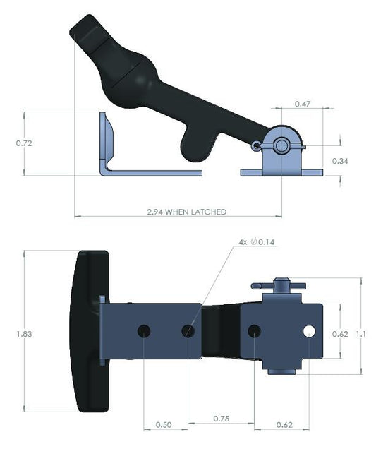 A-089-0100 - Latches - Assembled Kit