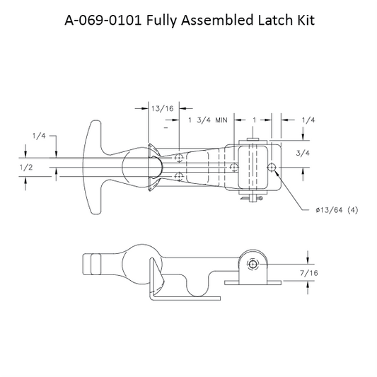 A-069-0101 - Latches - Assembled Kit