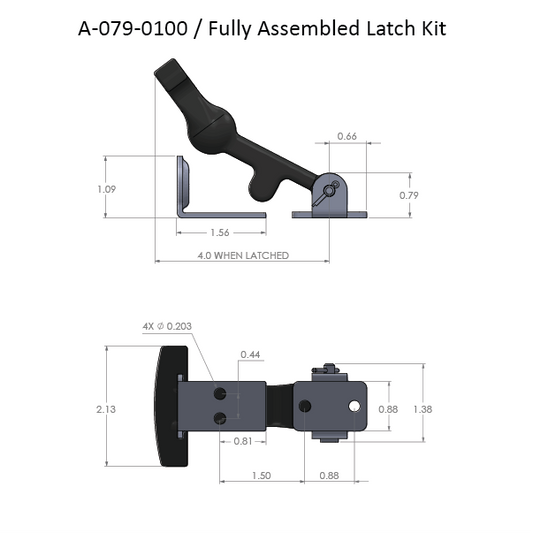A-079-0100 - Latches - Assembled Kit
