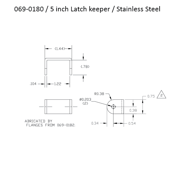 069-0180 - Latches - Component