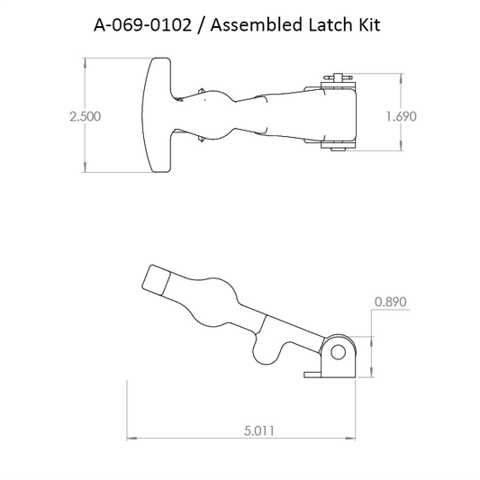 A-069-0102 - Latches - Assembled Kit