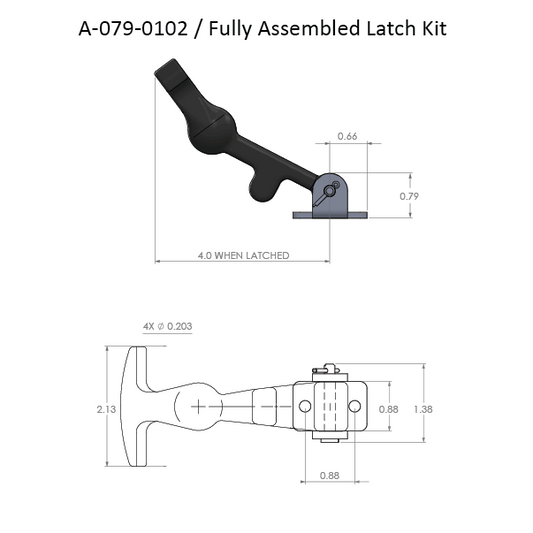 A-079-0102 - Latches - Assembled Kit
